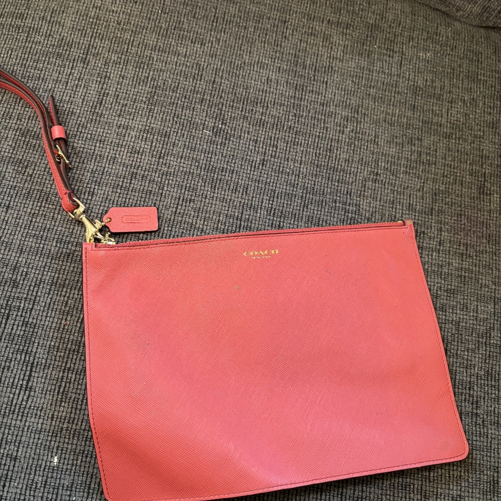 Coach large Wristlet